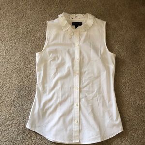 Banana Republic White Button Down